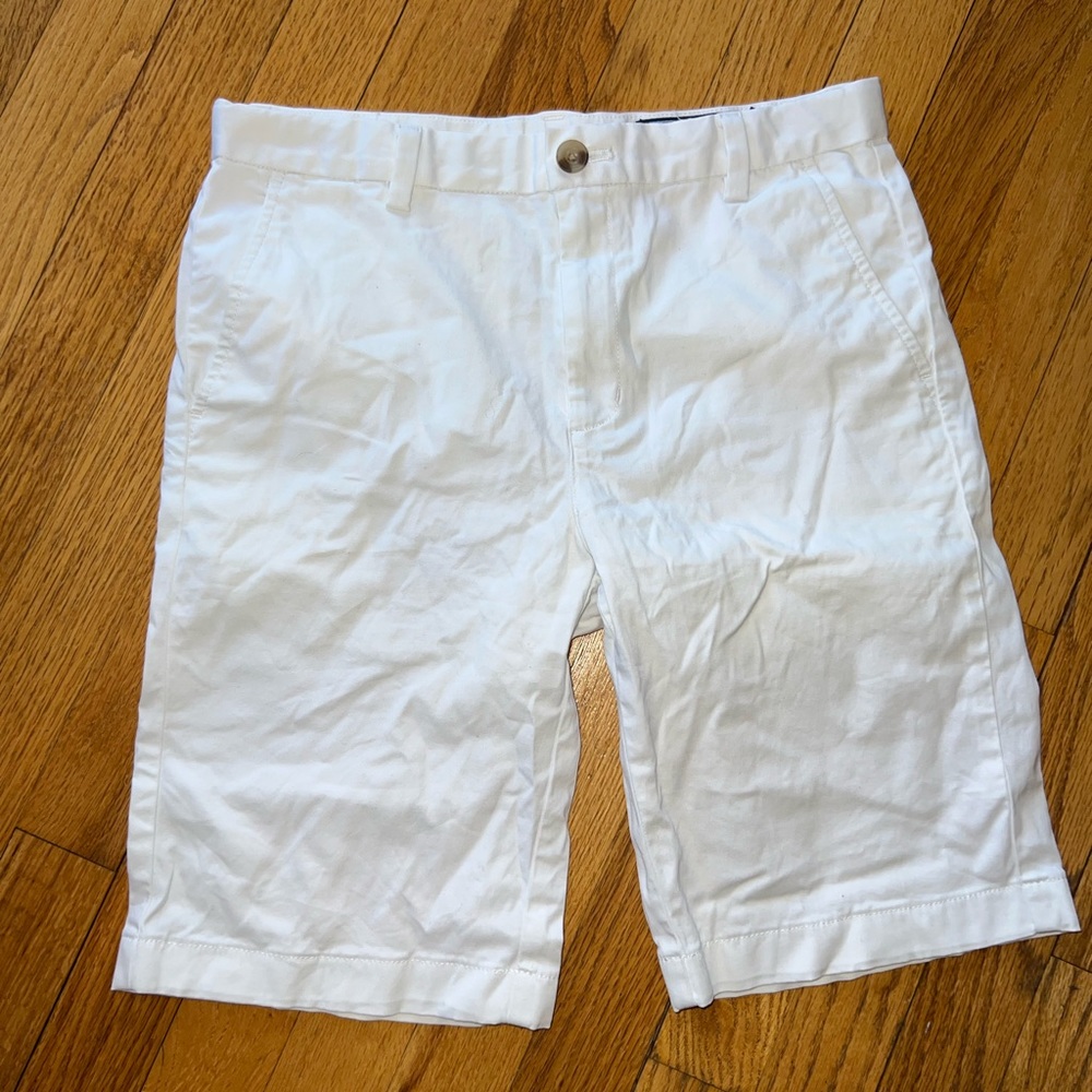 Vineyard Vines Boys White Breaker Shorts size 14